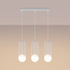 Pendelleuchte BRINA 3L Weiß Sollux Lighting