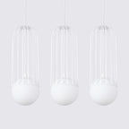 Pendelleuchte BRINA 3L Weiß Sollux Lighting