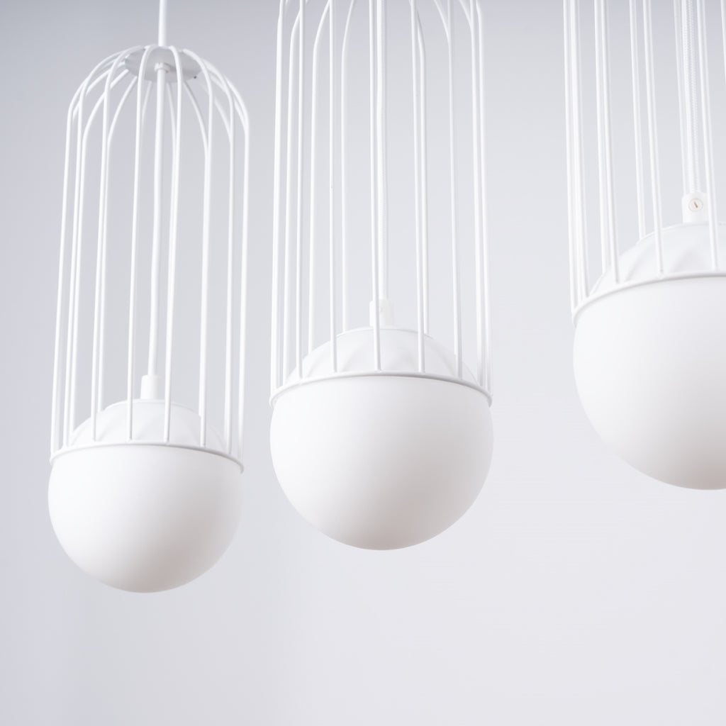 Pendelleuchte BRINA 3L Weiß Sollux Lighting