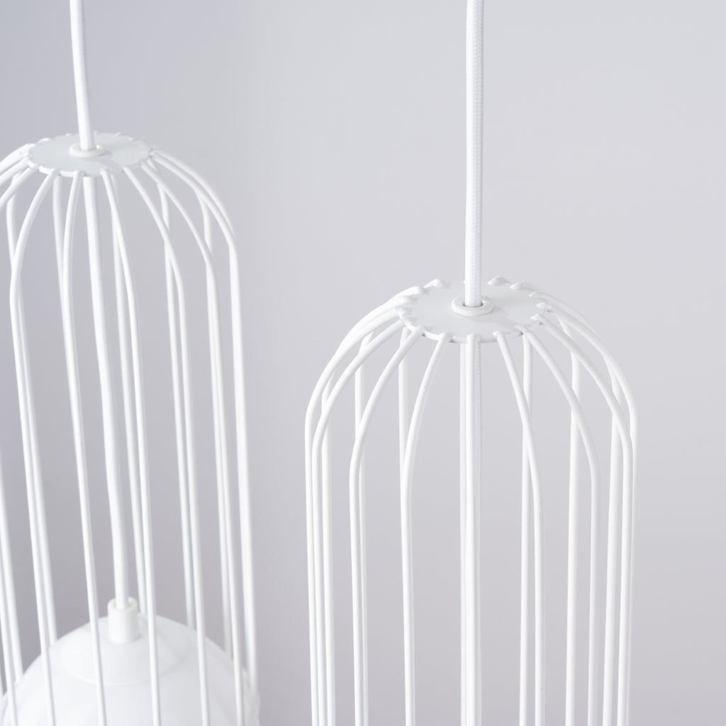 Pendelleuchte BRINA 3L Weiß Sollux Lighting