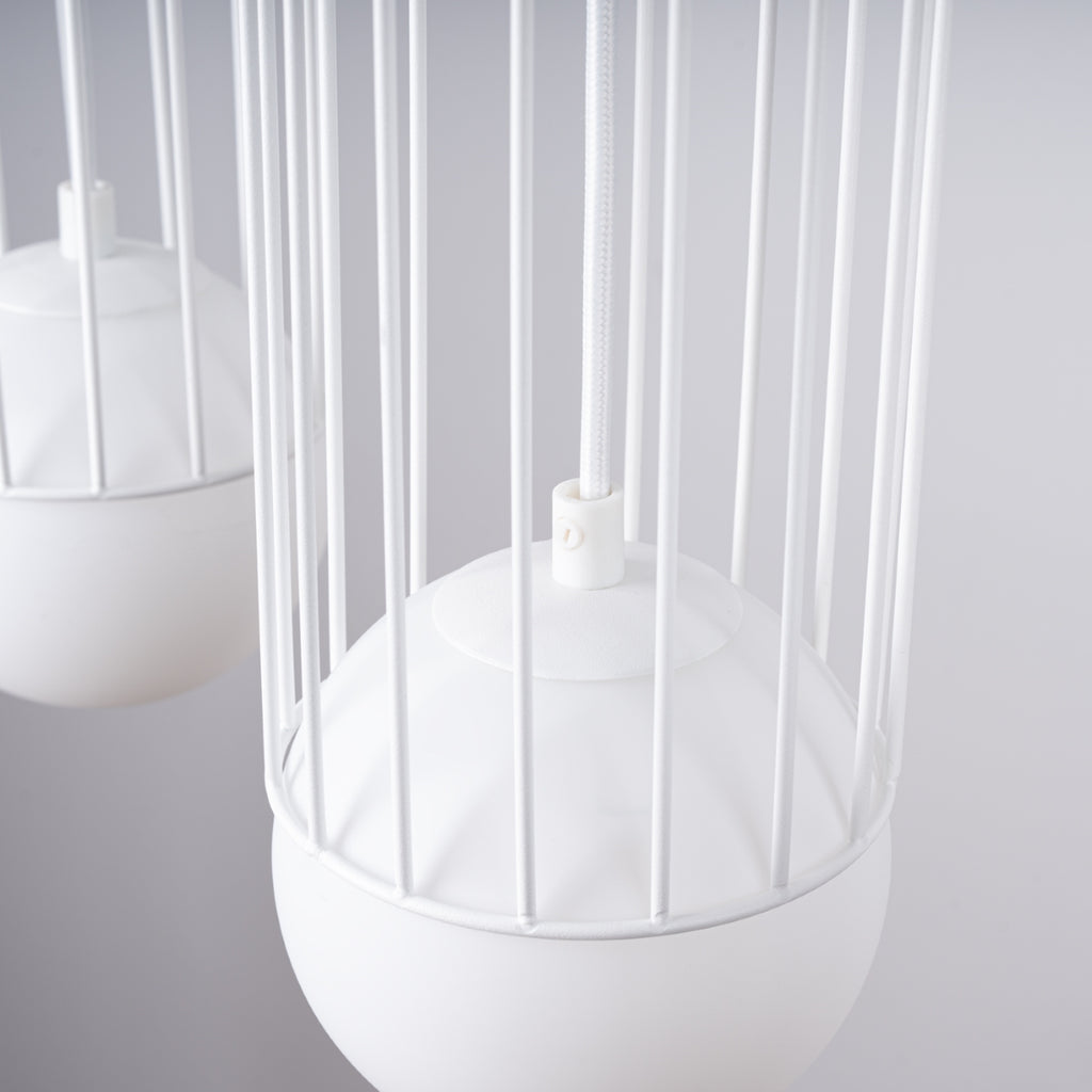 Pendelleuchte BRINA 3L Weiß Sollux Lighting