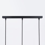 Pendelleuchte BRINA 3L Schwarz Sollux Lighting