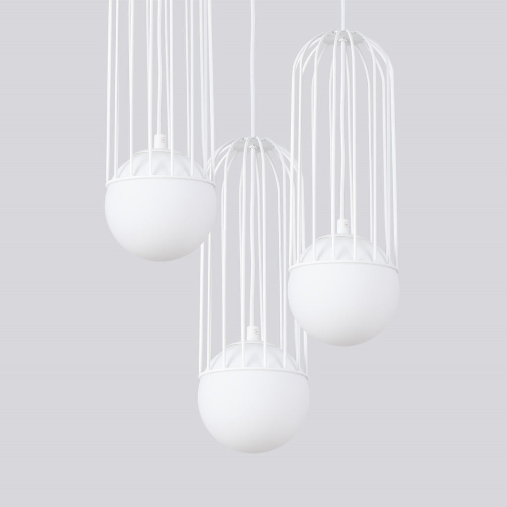 Pendelleuchte BRINA 3P Weiß Sollux Lighting