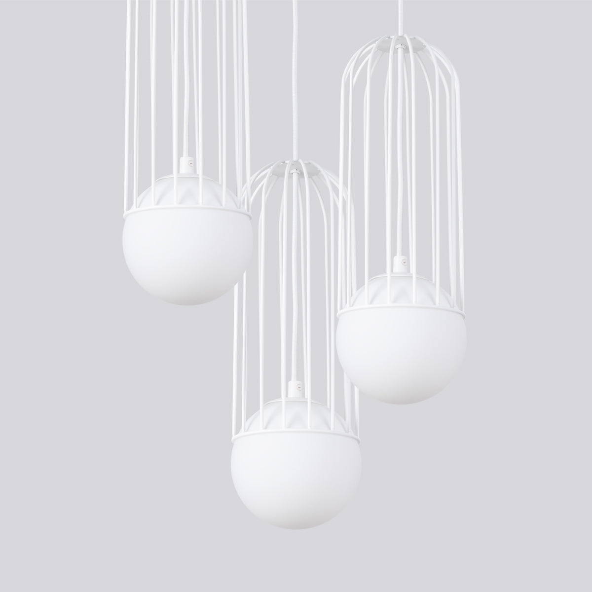 Pendelleuchte BRINA 3P Weiß Sollux Lighting
