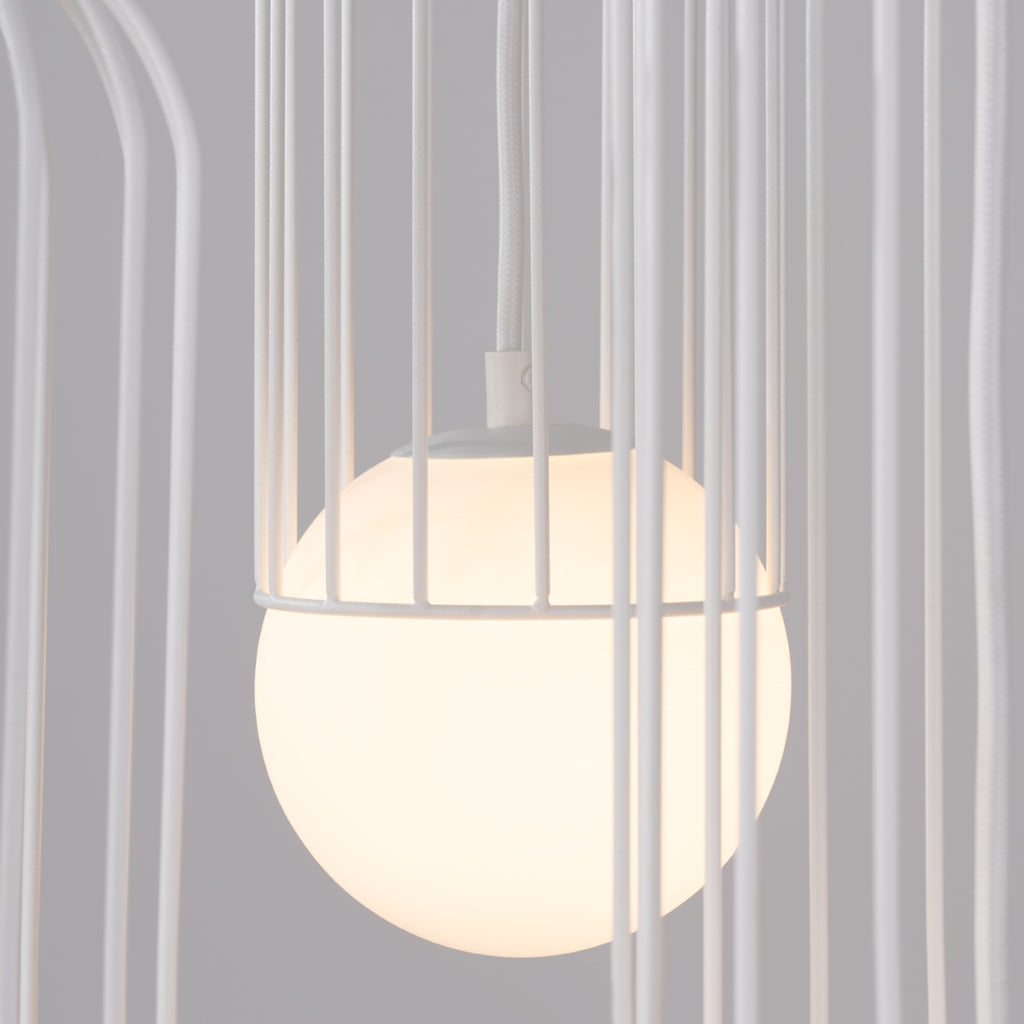 Pendelleuchte BRINA 3P Weiß Sollux Lighting