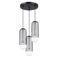 Pendelleuchte BRINA 3P Schwarz Sollux Lighting