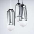 Pendelleuchte BRINA 3P Schwarz Sollux Lighting