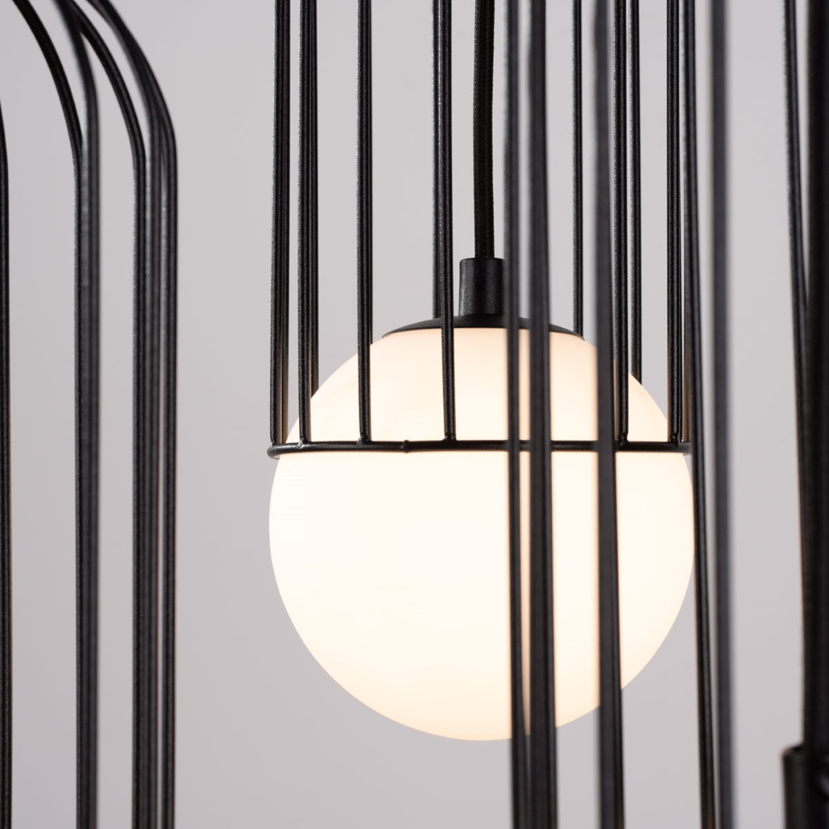 Pendelleuchte BRINA 3P Schwarz Sollux Lighting