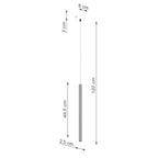 Pendelleuchte ARCHE 1 Weiß Sollux Lighting
