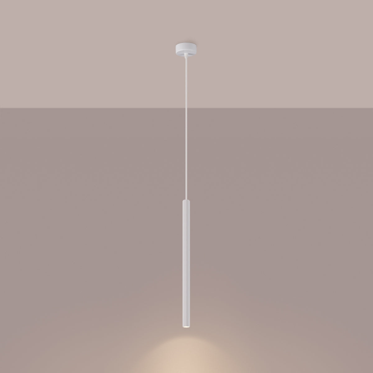 Pendelleuchte ARCHE 1 Weiß Sollux Lighting