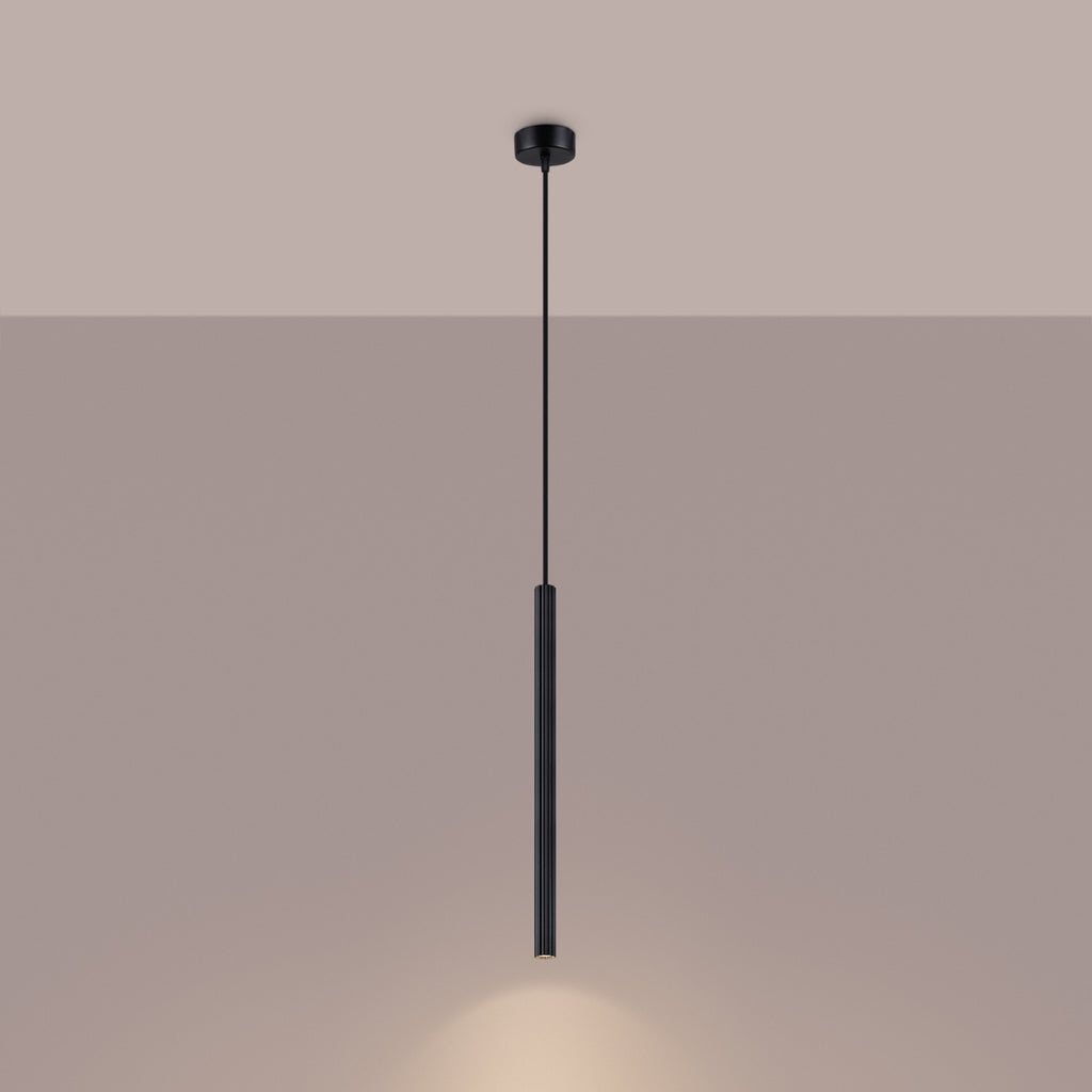 Pendelleuchte ARCHE 1 Schwarz Sollux Lighting