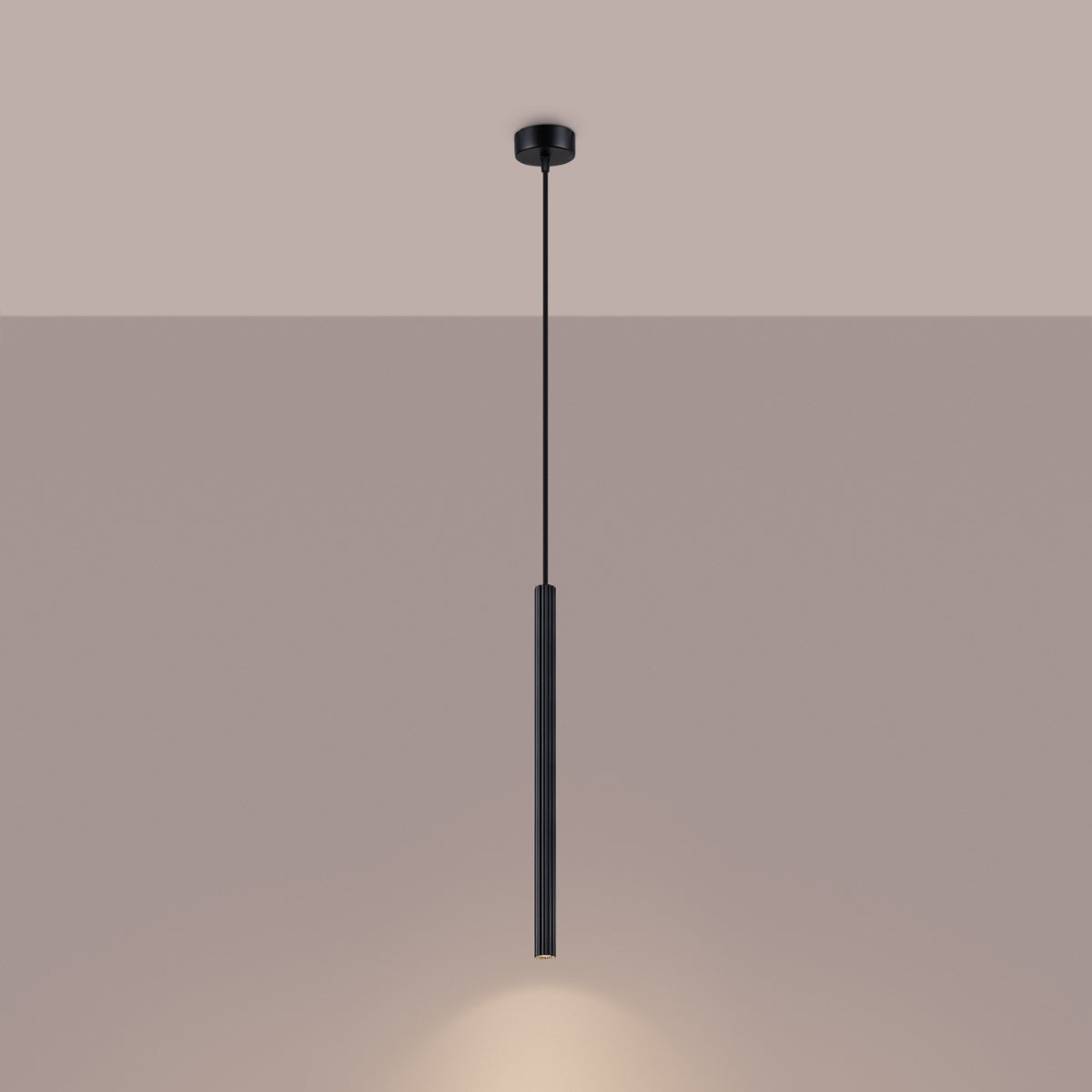 Pendelleuchte ARCHE 1 Schwarz Sollux Lighting