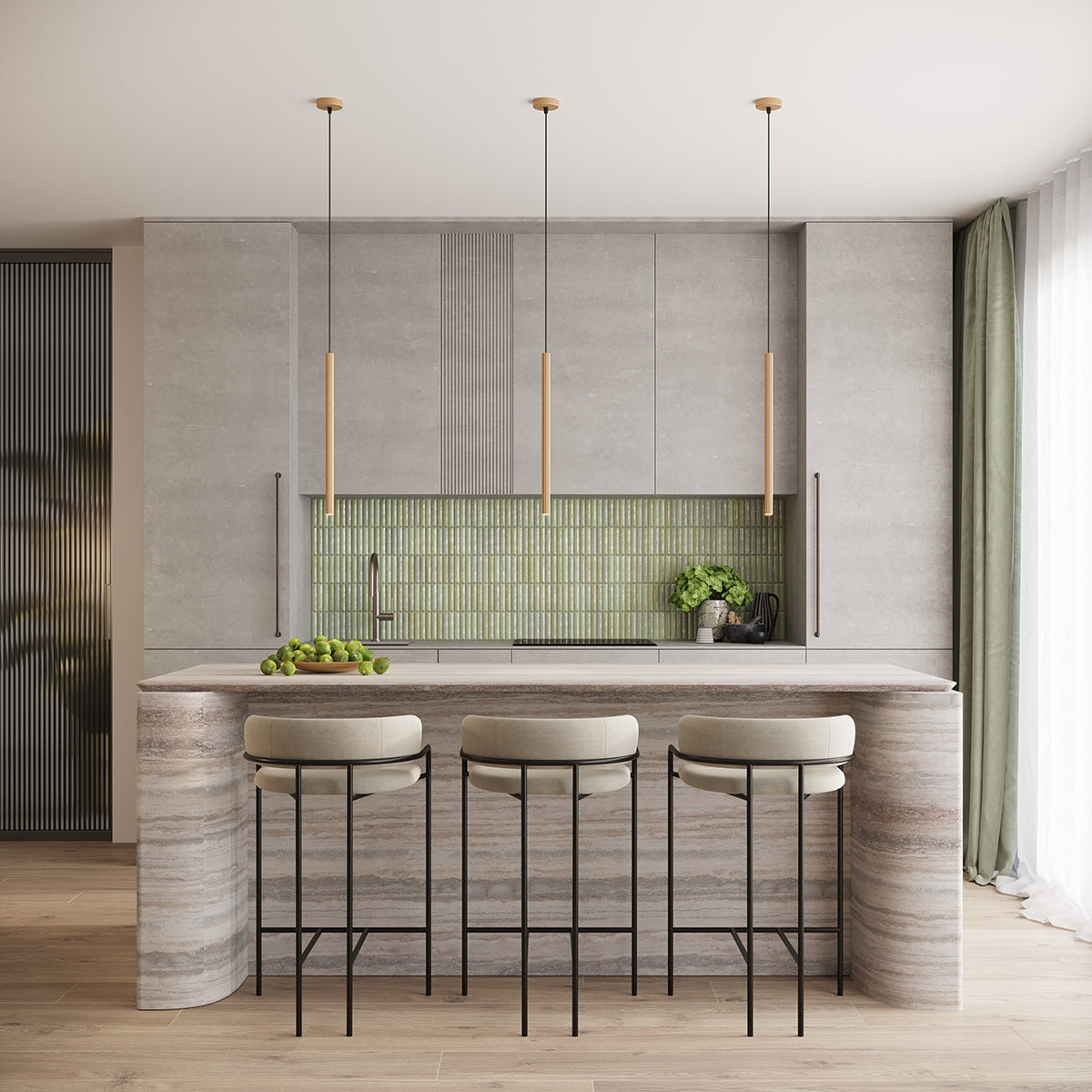 Pendelleuchte ARCHE 1 Gold Sollux Lighting