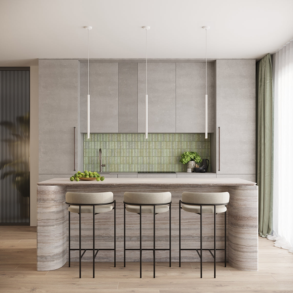 Pendelleuchte ARCHE 3P Weiß Sollux Lighting