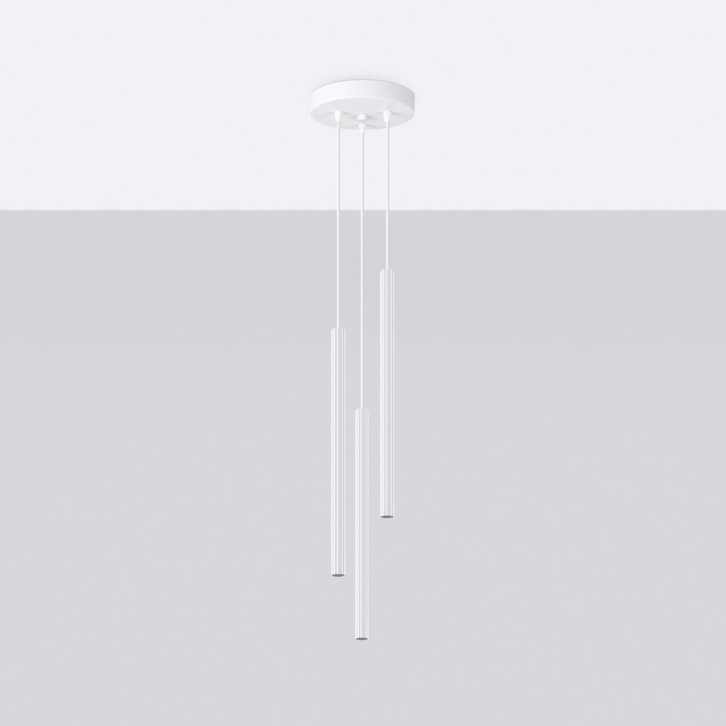 Pendelleuchte ARCHE 3P Weiß Sollux Lighting