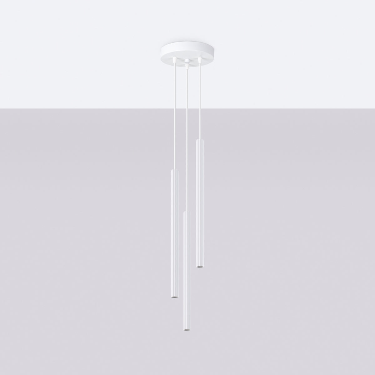 Pendelleuchte ARCHE 3P Weiß Sollux Lighting