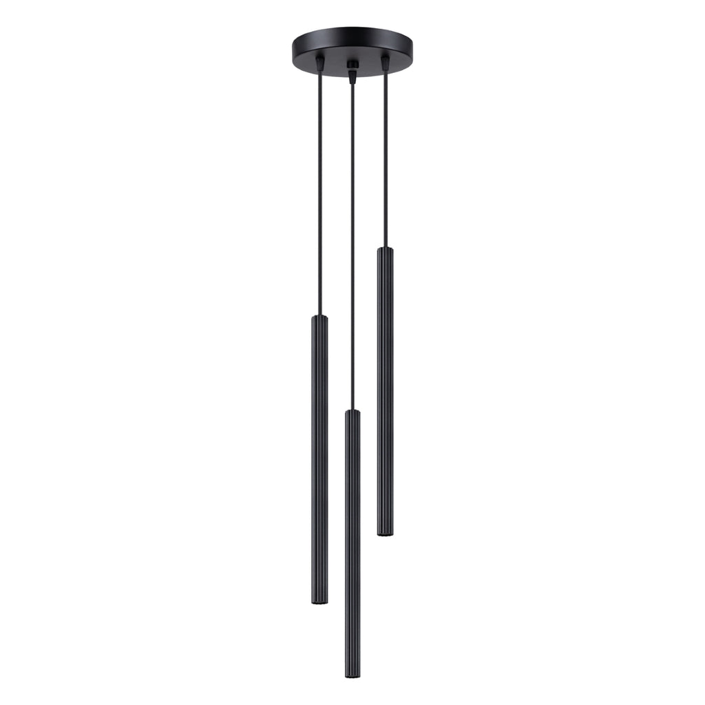 Pendelleuchte ARCHE 3P Schwarz Sollux Lighting