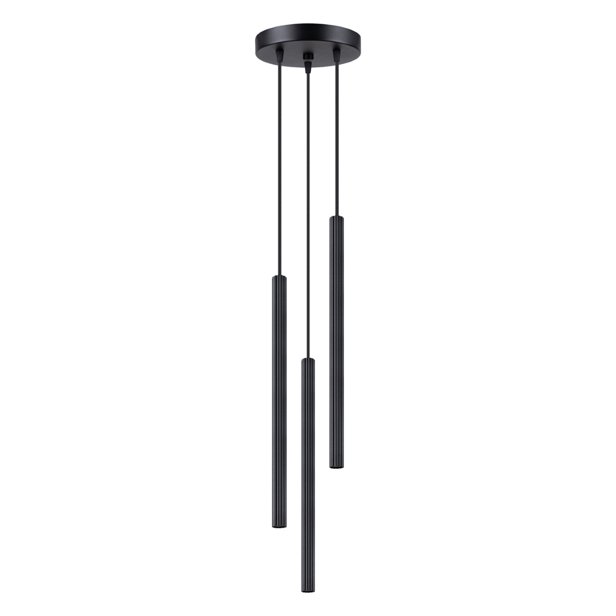 Pendelleuchte ARCHE 3P Schwarz Sollux Lighting