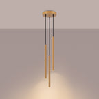 Pendelleuchte ARCHE 3P Gold Sollux Lighting