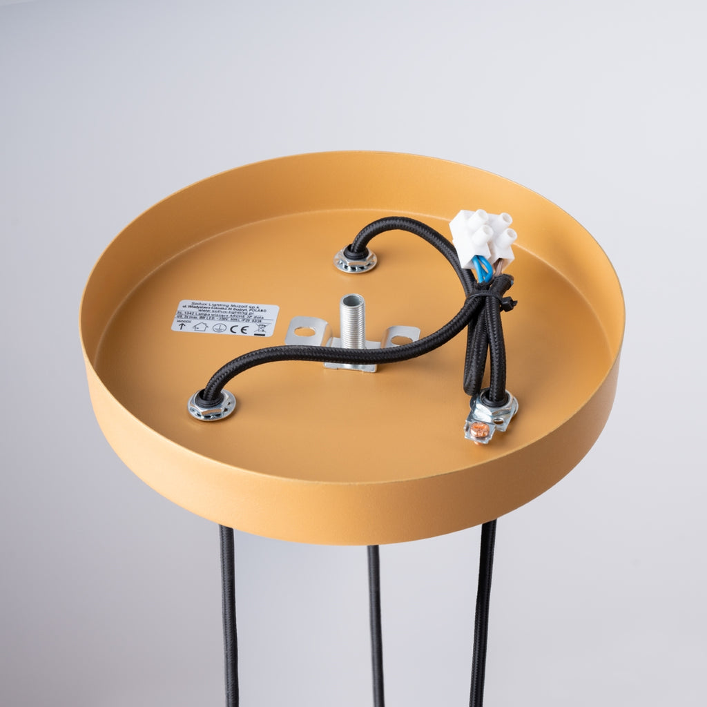 Pendelleuchte ARCHE 3P Gold Sollux Lighting