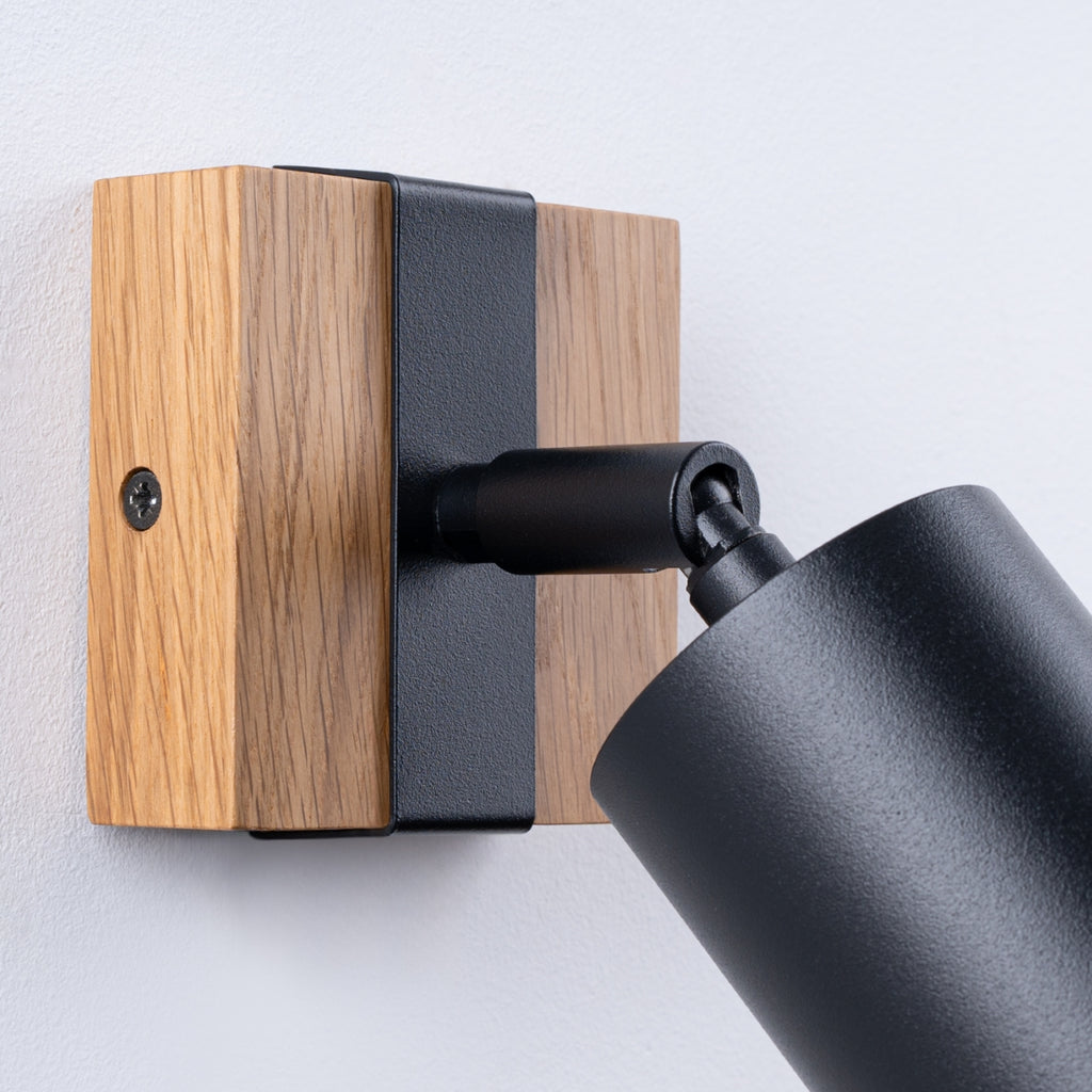 Wandleuchte FAGER 1 Schwarz Sollux Lighting