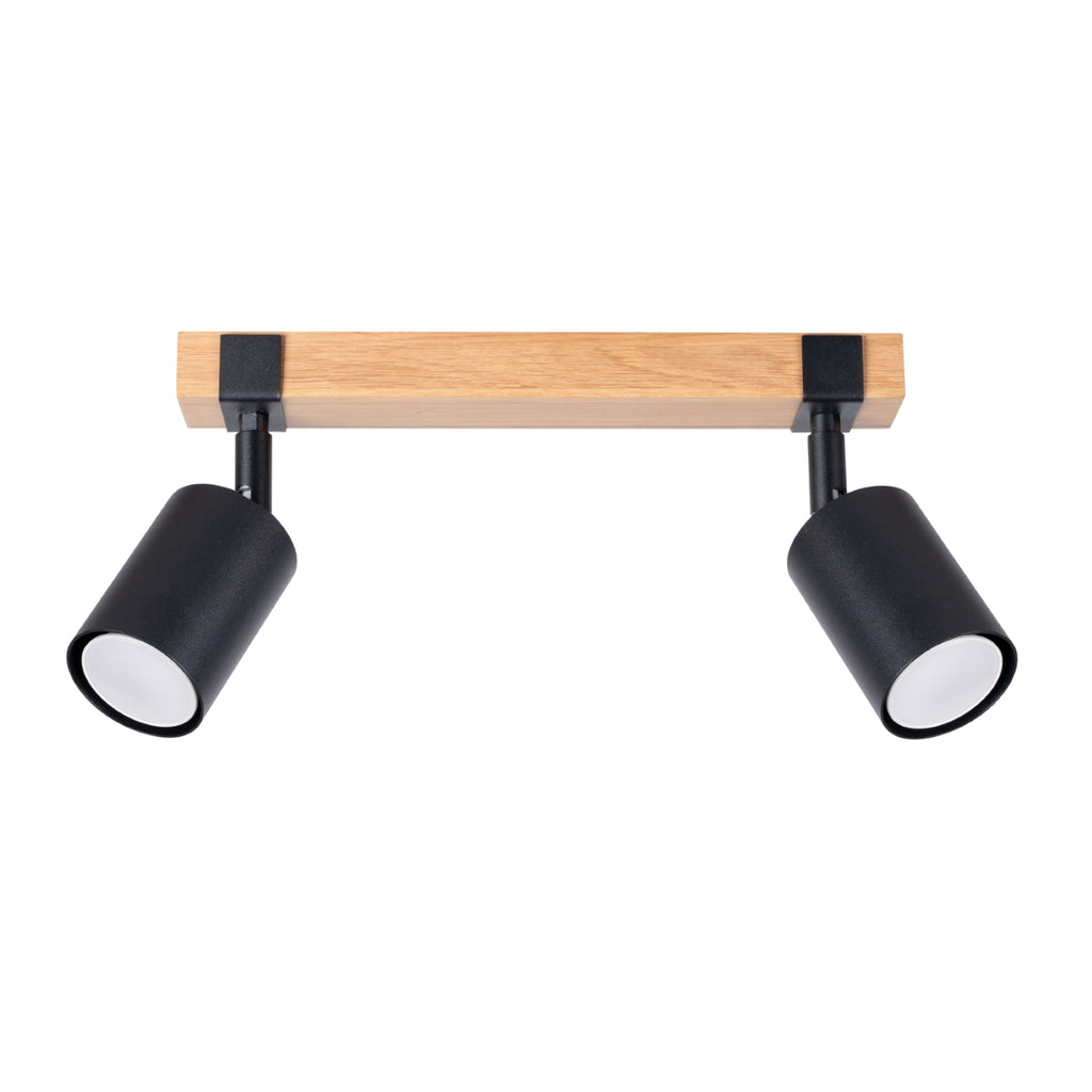 Deckenleuchte - Spot - Strahler FAGER 2 Schwarz Sollux Lighting
