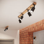 Deckenleuchte - Spot - Strahler FAGER 3 Schwarz Sollux Lighting
