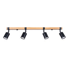 Deckenleuchte - Spot - Strahler FAGER 4L Schwarz Sollux Lighting