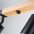 Deckenleuchte - Spot - Strahler FAGER 4L Schwarz Sollux Lighting