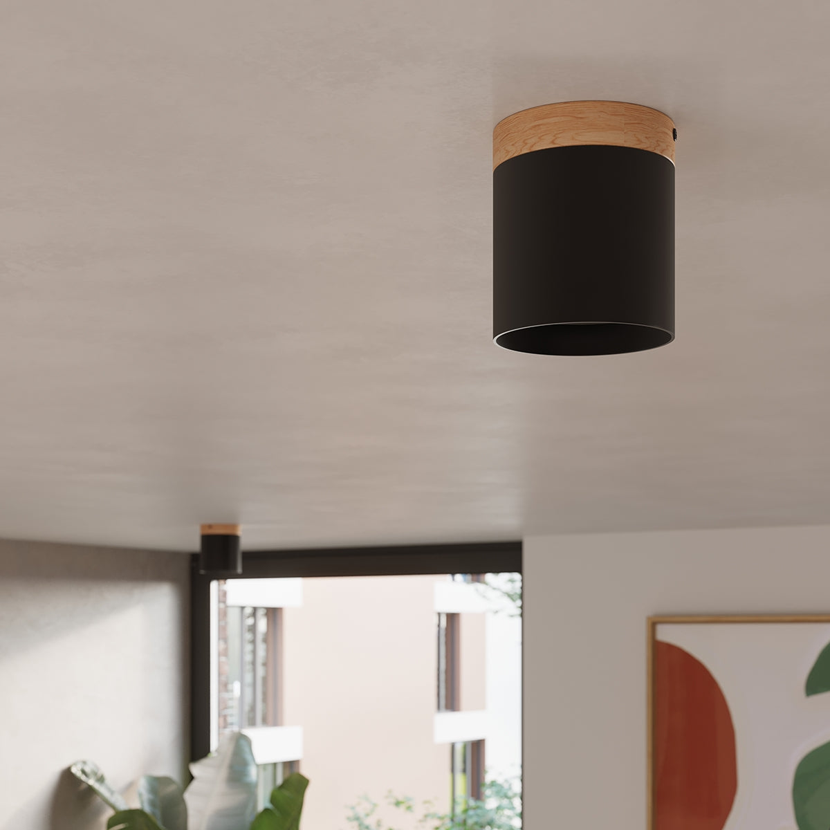 Deckenleuchte - Spot - Strahler RIF Schwarz Sollux Lighting