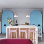 Pendelleuchte MARION Weiß & Holz Sollux Lighting
