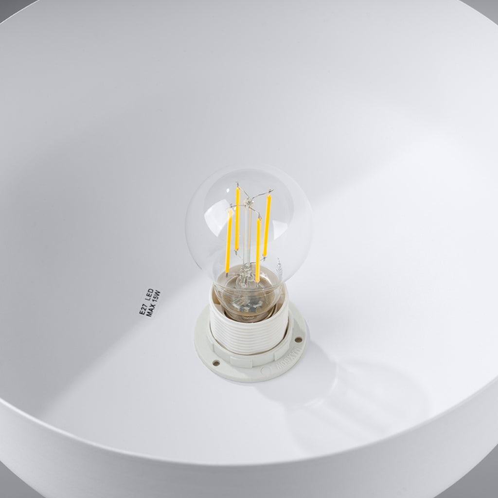 Pendelleuchte MARION Weiß & Holz Sollux Lighting