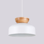 Pendelleuchte MARION Weiß & Holz Sollux Lighting