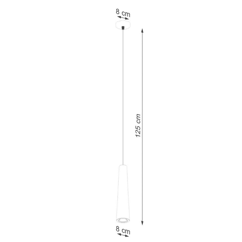 Pendelleuchte ELECTRA Schwarz Beton Sollux Lighting