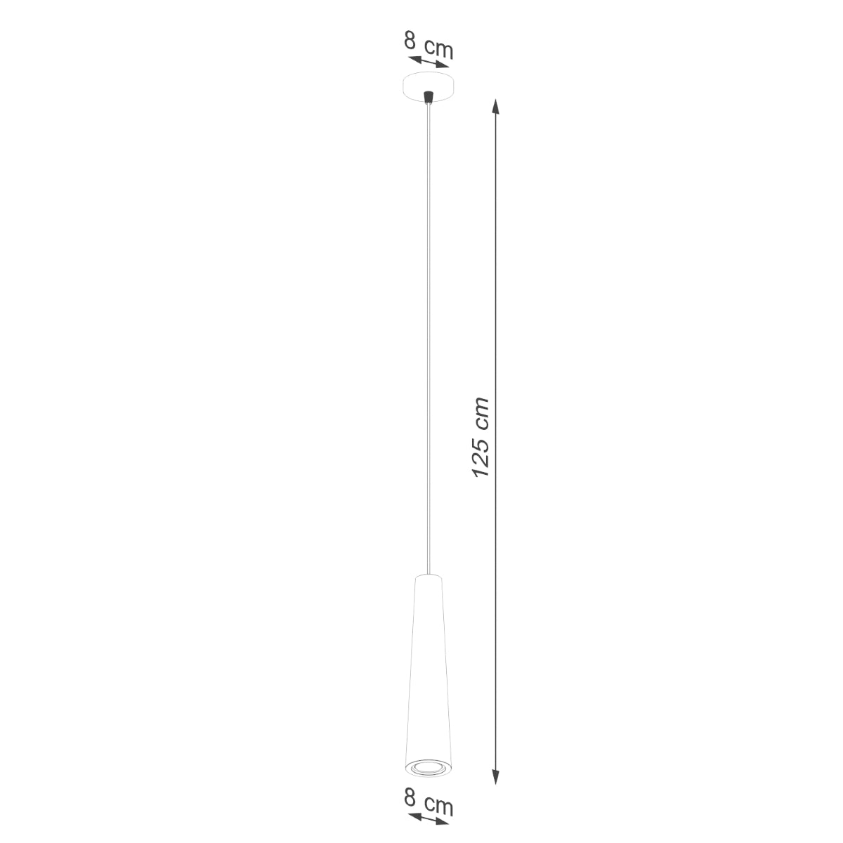 Pendelleuchte ELECTRA Schwarz Beton Sollux Lighting