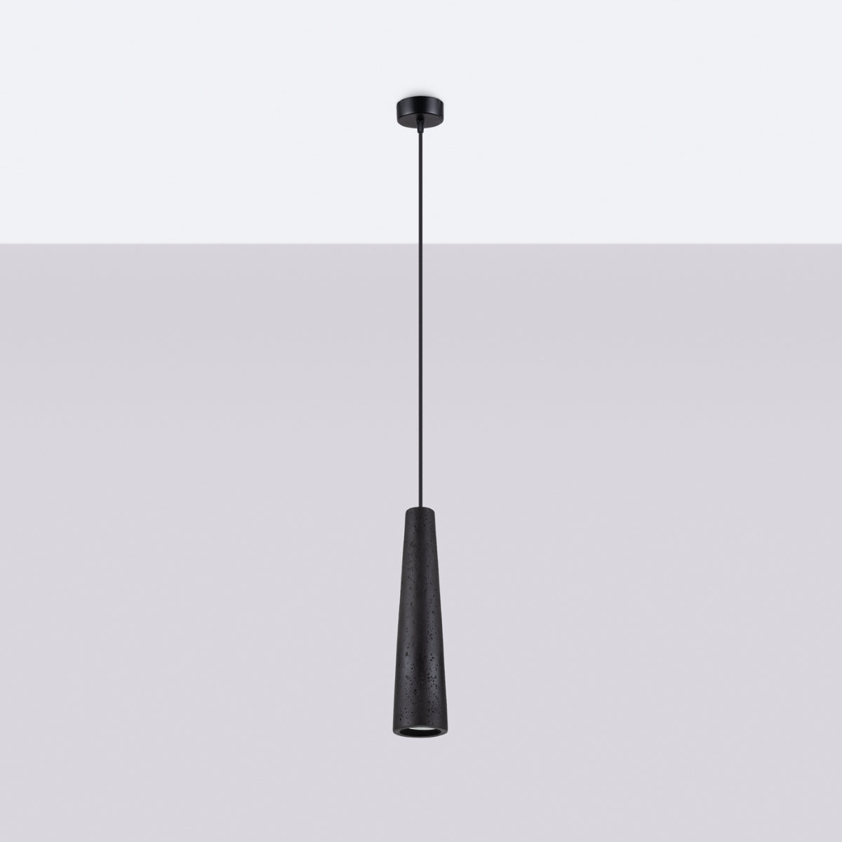 Pendelleuchte ELECTRA Schwarz Beton Sollux Lighting
