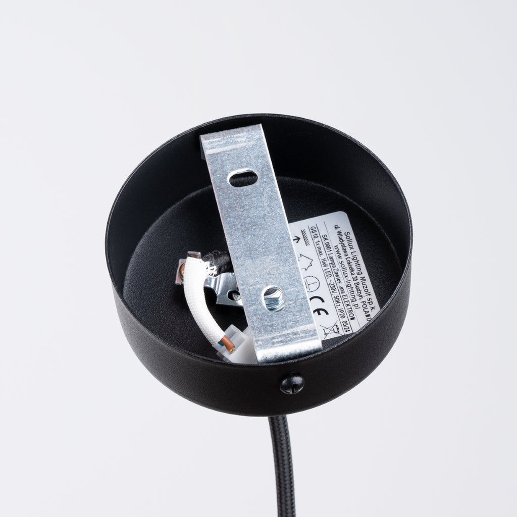 Pendelleuchte ELECTRA Schwarz Beton Sollux Lighting