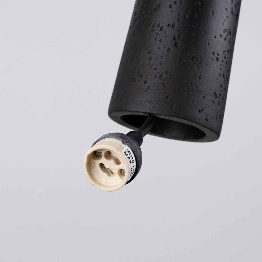 Pendelleuchte ELECTRA Schwarz Beton Sollux Lighting