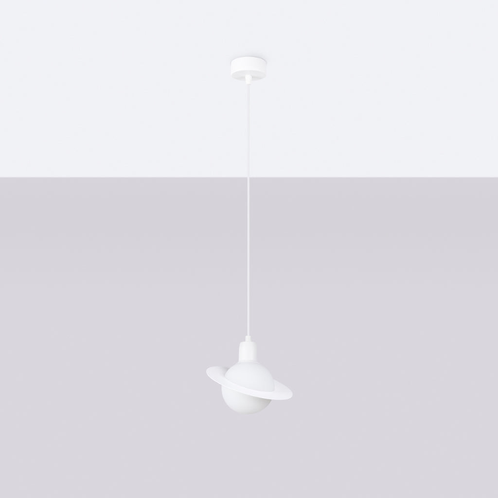 Pendelleuchte HYPERION 1 Weiß Sollux Lighting