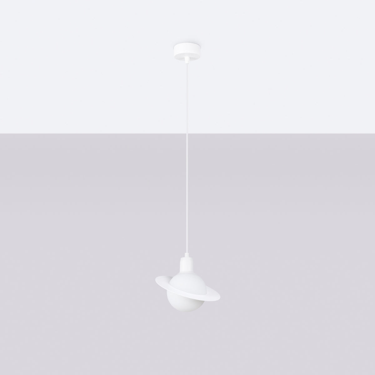 Pendelleuchte HYPERION 1 Weiß Sollux Lighting