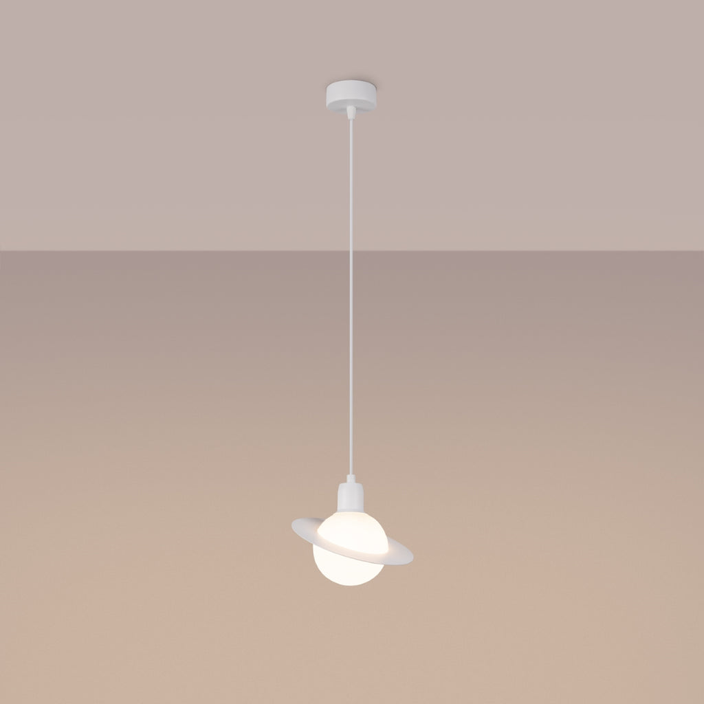 Pendelleuchte HYPERION 1 Weiß Sollux Lighting