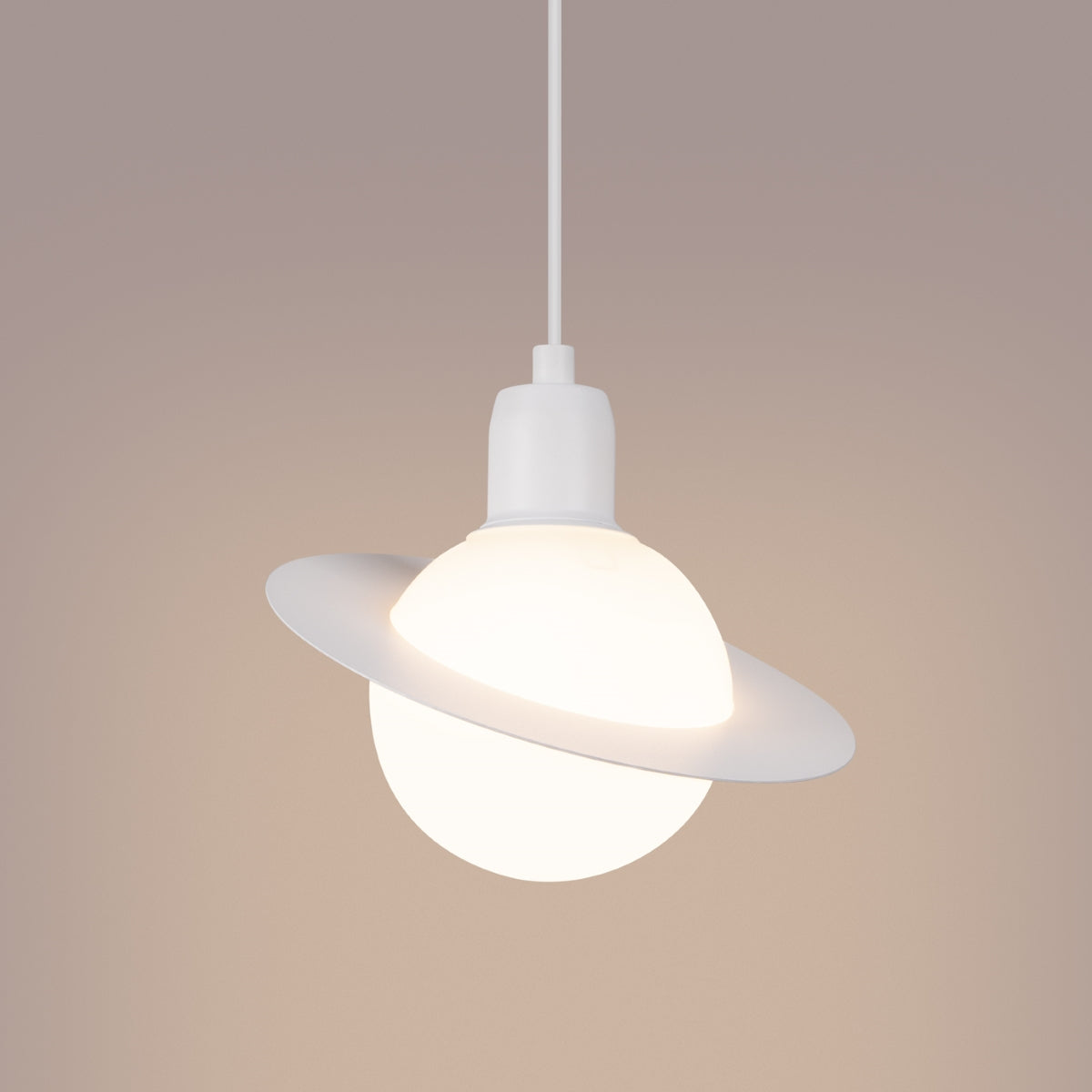 Pendelleuchte HYPERION 1 Weiß Sollux Lighting