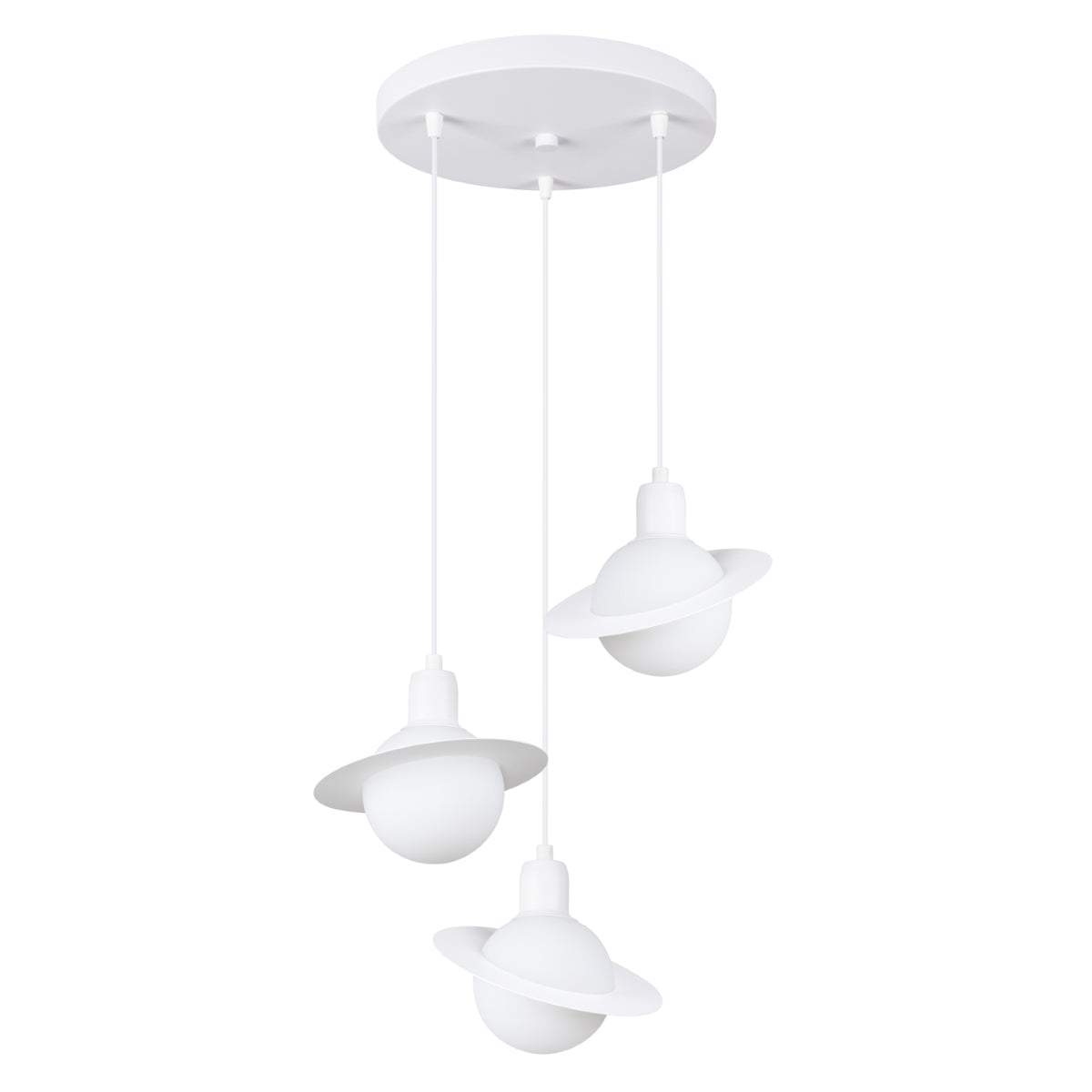 Pendelleuchte HYPERION 3P Weiß Sollux Lighting