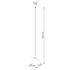Pendelleuchte HYPERION 1 Schwarz Sollux Lighting