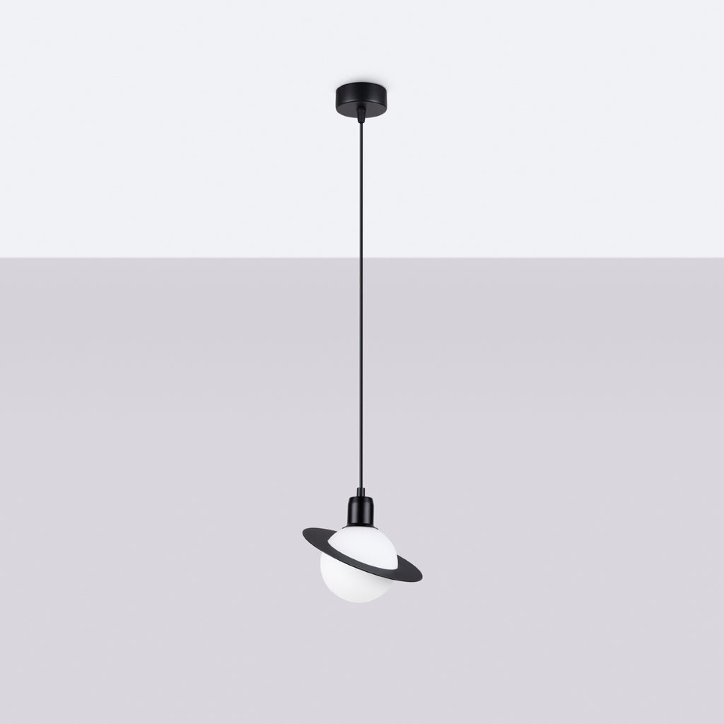 Pendelleuchte HYPERION 1 Schwarz Sollux Lighting