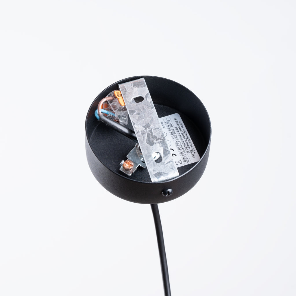 Pendelleuchte HYPERION 1 Schwarz Sollux Lighting