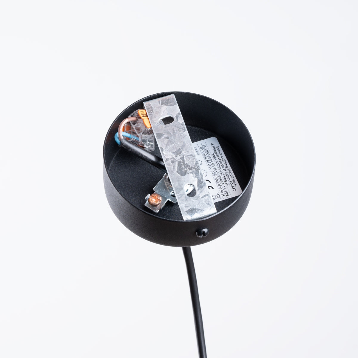 Pendelleuchte HYPERION 1 Schwarz Sollux Lighting