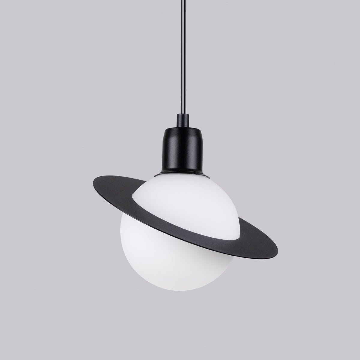 Pendelleuchte HYPERION 1 Schwarz Sollux Lighting