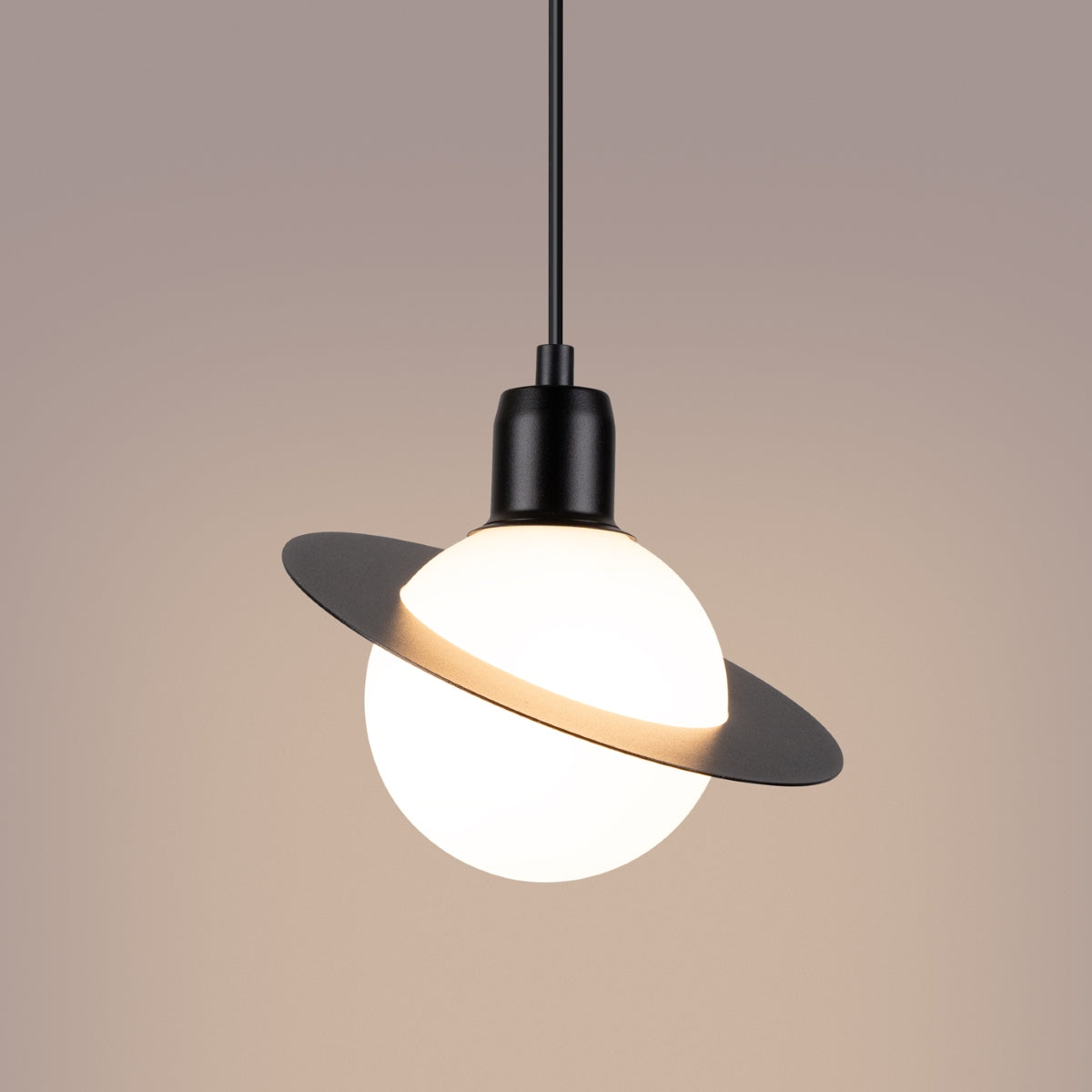 Pendelleuchte HYPERION 1 Schwarz Sollux Lighting