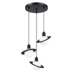 Pendelleuchte HYPERION 3P Schwarz Sollux Lighting